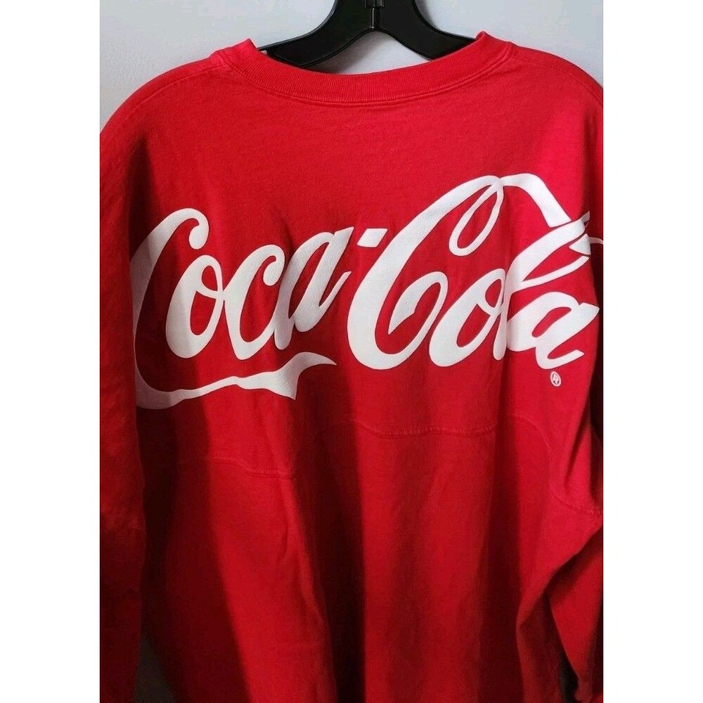 New Coca-Cola Coke X Spirit Jersey Unisex Tee Red Unisex long sleeve jersey XL - Picture 14 of 14